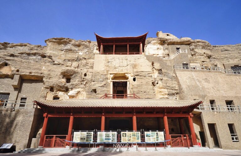 Dunhuang Gansu China Dwellings